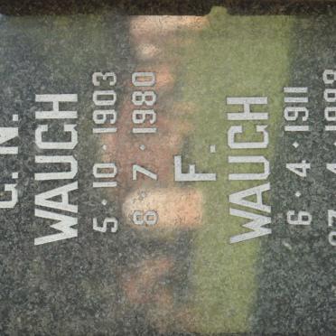 WAUGH G.N. 1903-1980 :: WAUGH F. 1911-1998
