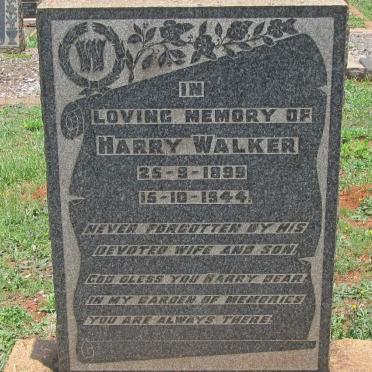 WALKER Harry 1899-1944