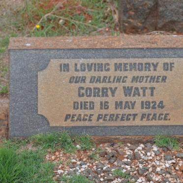 WATT Corry -1924