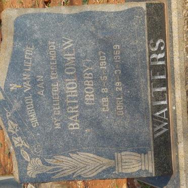 WALTERS Bartholomew 1907-1959