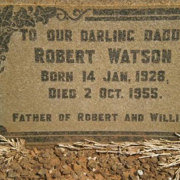 WATSON Robert 1928-1955