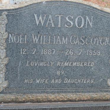WATSON Noel William Gascoygne 1887-1959