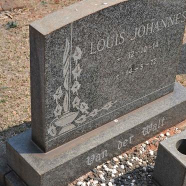 WALT Louis Johannes, van der 1914-1972