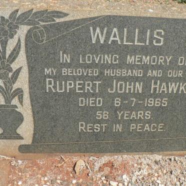 WALLIS Rupert John Hawkin -1965