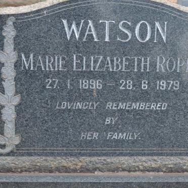 WATSON Marie Elizabeth Roper 1896-1979