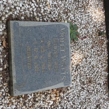 WATTS Violet 1901-1981