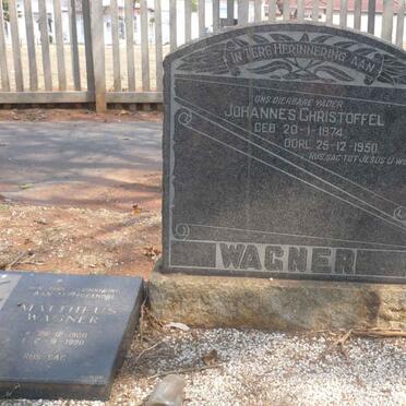 WAGNER Johannes Christoffel 1874-1950 :: WAGNER Mattheus 1920-1990