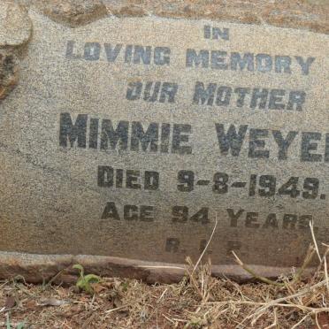 WEYERS Mimmie -1949