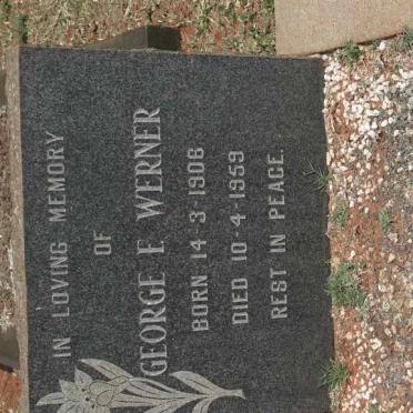WERNER George F. 1906-1959