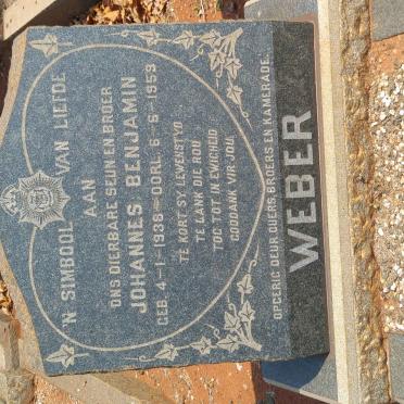 WEBER Johannes Benjamin 1938-1959