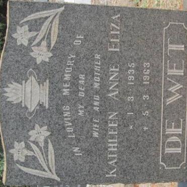 WET Kathleen Anne Eliza, de 1935-1963
