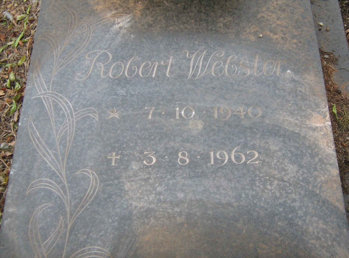 WEBSTER Robert 1940-1962