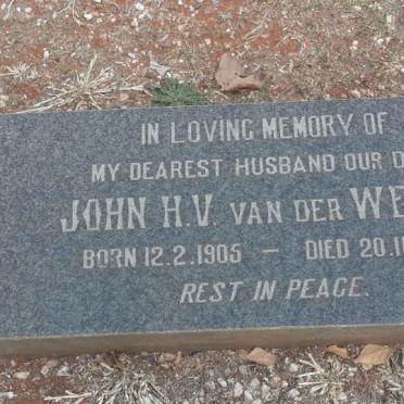 WERFF John H.V., van der 1905-1962