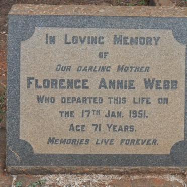 WEBB Florence Annie -1951