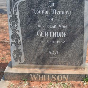 WHITSON Gertrude -1952