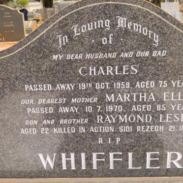 WHIFFLER Charles -1959 &amp; Martha Ellen -1970 :: WHIFFLER Raymond Leslie -1941