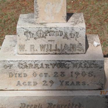 WILLIAMS W.R. -1905