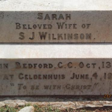 WILKINSON Sarah 1871-1908