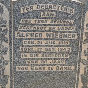 WIESNER Alfred 1915-1943