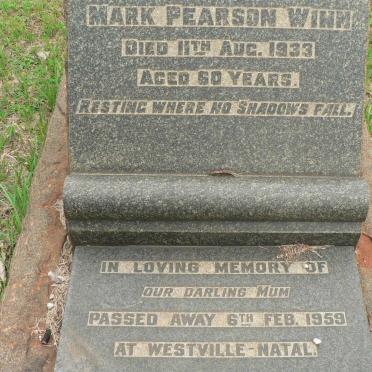 WINN Mark Pearson -1933 :: ? -1959