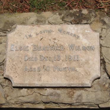 WILSON Elsie Beatrice -1911