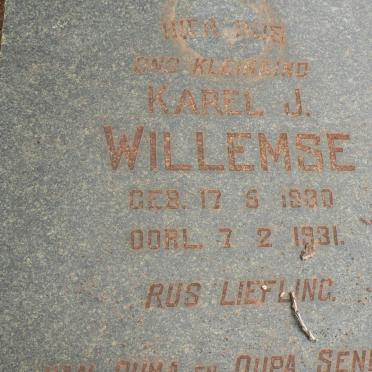 WILLEMSE Karel J. 1930-1931