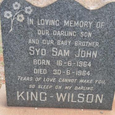 WILSON Syd Sam John, KING 1964-1964