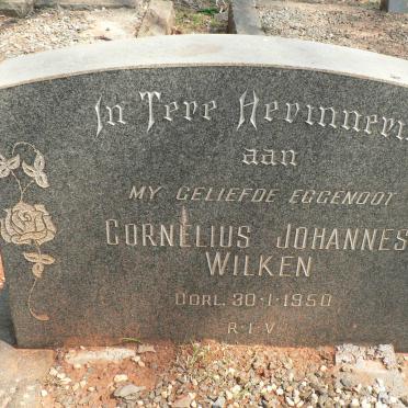 WILKEN Cornelius Johannes -1950