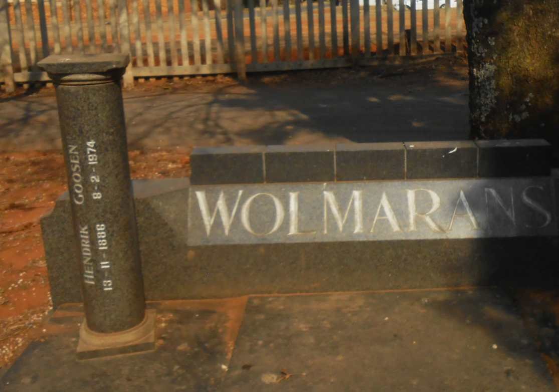 WOLMARANS Hendrik Goosen 1886-1974 &amp; Johanna Francina HATTINGH 1894-1963