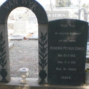 WYK Hendrik Petrus Daniel, van 1906-1961