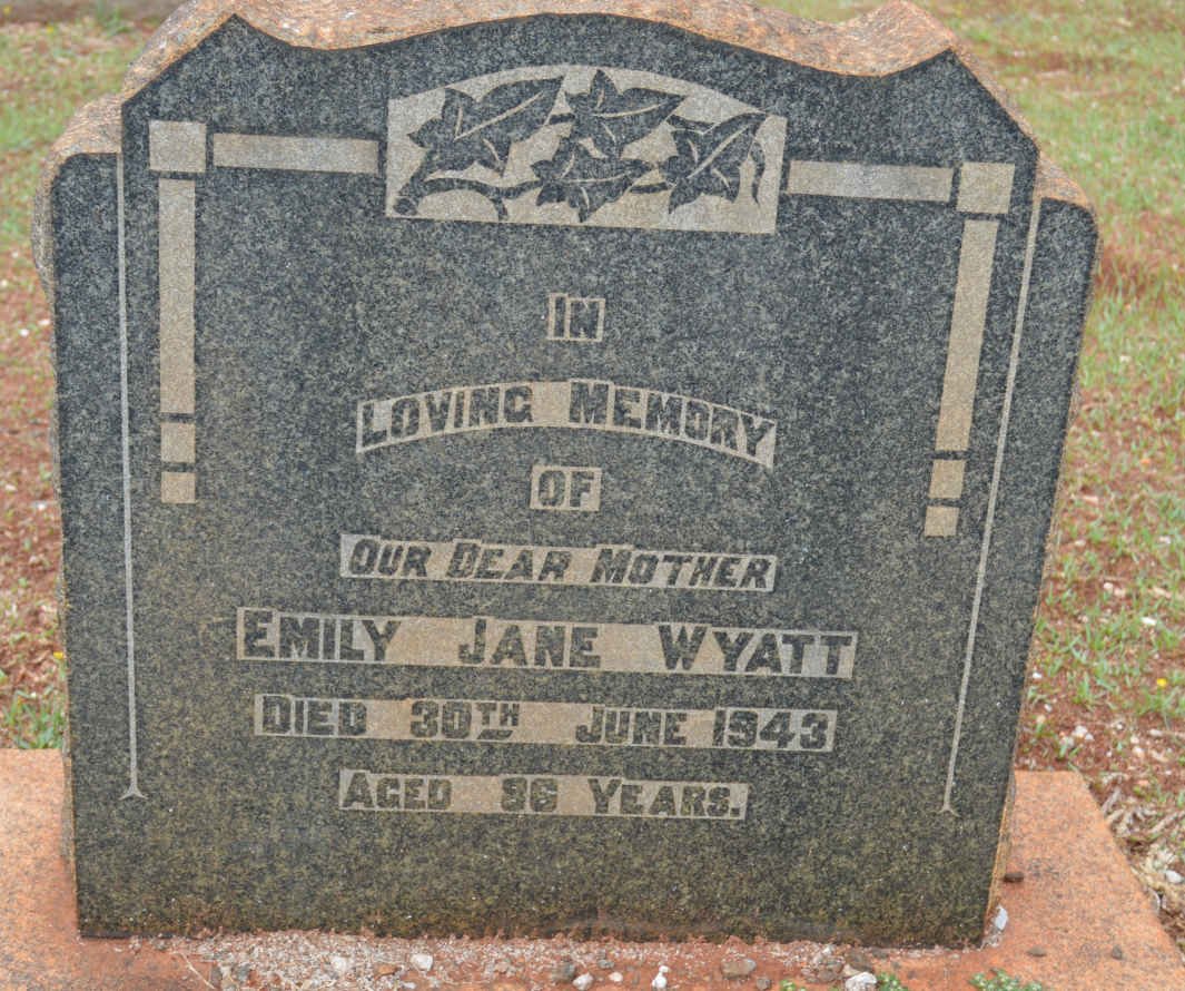 WYATT Emily Jane -1943