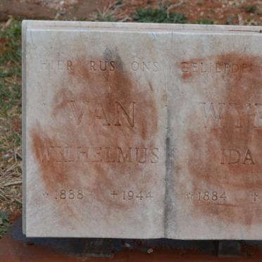 WYK Wilhelmus, van 1888-1944 &amp; Ida 1884-1980