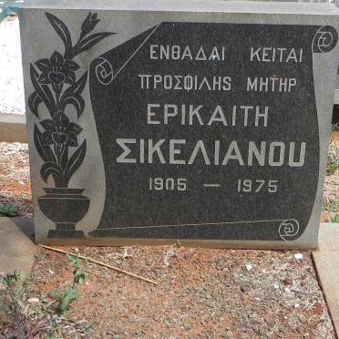 ZIKELIANOU Erikaiti 1905-1975
