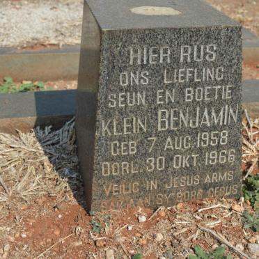 ? Benjamin 1958-1966