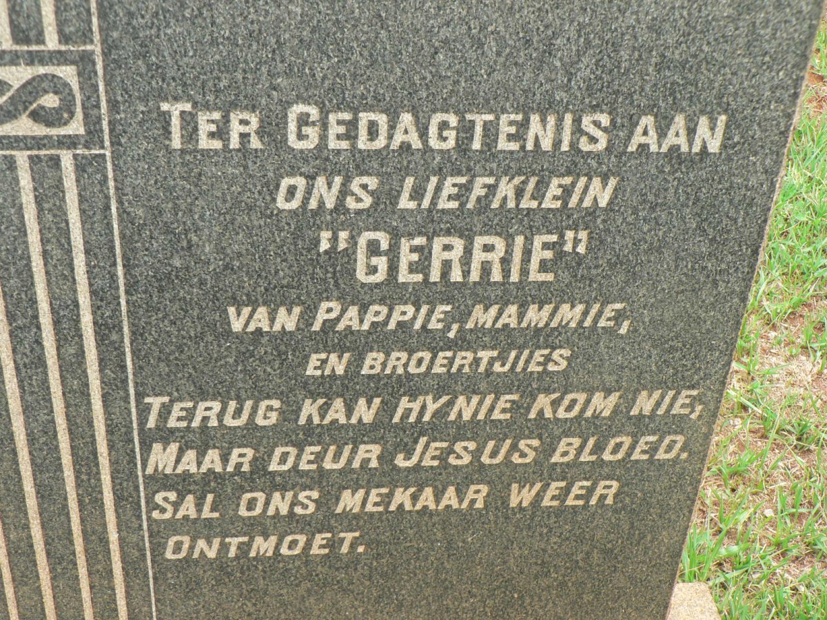 ? Gerrie