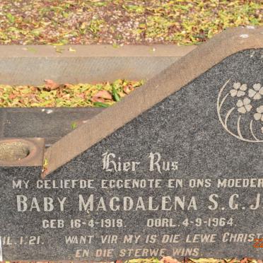 ? Baby Magdalena S.G.J. 1918-1964