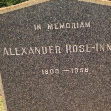 INNES Alexander, ROSE 1903-1958
