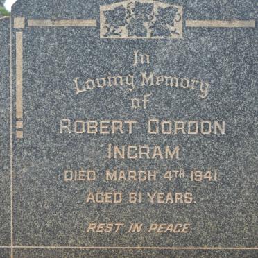 INGRAM Robert Gordon -1941