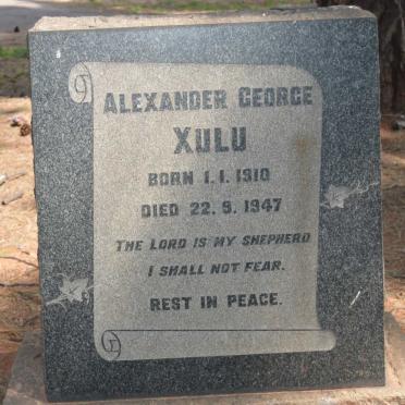 XULU Alexander George 1910-1947