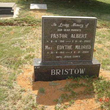 BRISTOW Albert 1916-2003 &amp; Edythe Mildred 1915-2004