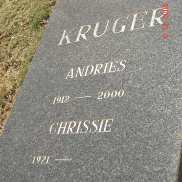 KRUGER Andries 1912-2000 &amp; Chrissie 1921-