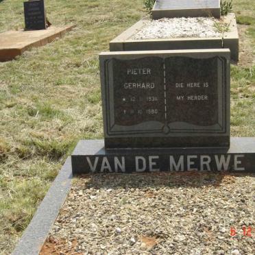 MERWE Pieter Gerhard, van de 1936-1980