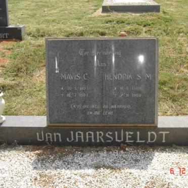 JAARSVELDT Hendrik S.M. 1909-1988 &amp; Mavis C. 1923-1987