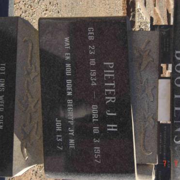 BOOYENS  Pieter J.H. 1934-1957