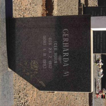 BOOYENS  Gerharda M. nee HORN 1912-1993