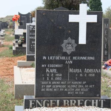 ENGELBRECHT Karl 1950-1993 &amp; Maria Adriana 1958-