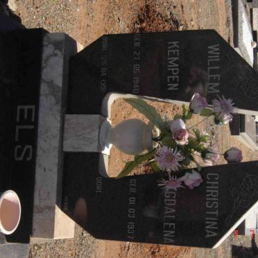 ELS Willem Kempen 1940-1991 &amp; Christina Magdalena 1937-