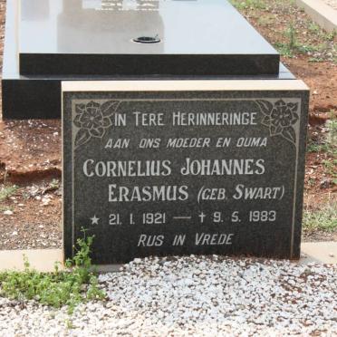 ERASMUS Cornelius Johannes nee SWART 1921-1983