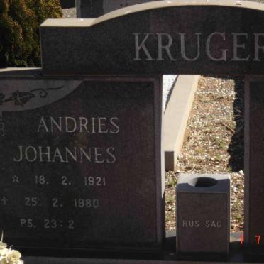 KRUGER Andries Johannes 1921-1980