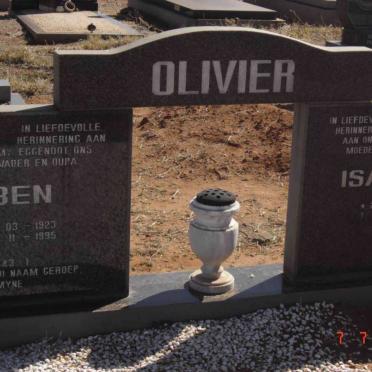 OLIVIER Ben 1923-1995 &amp; Isabel 1918-